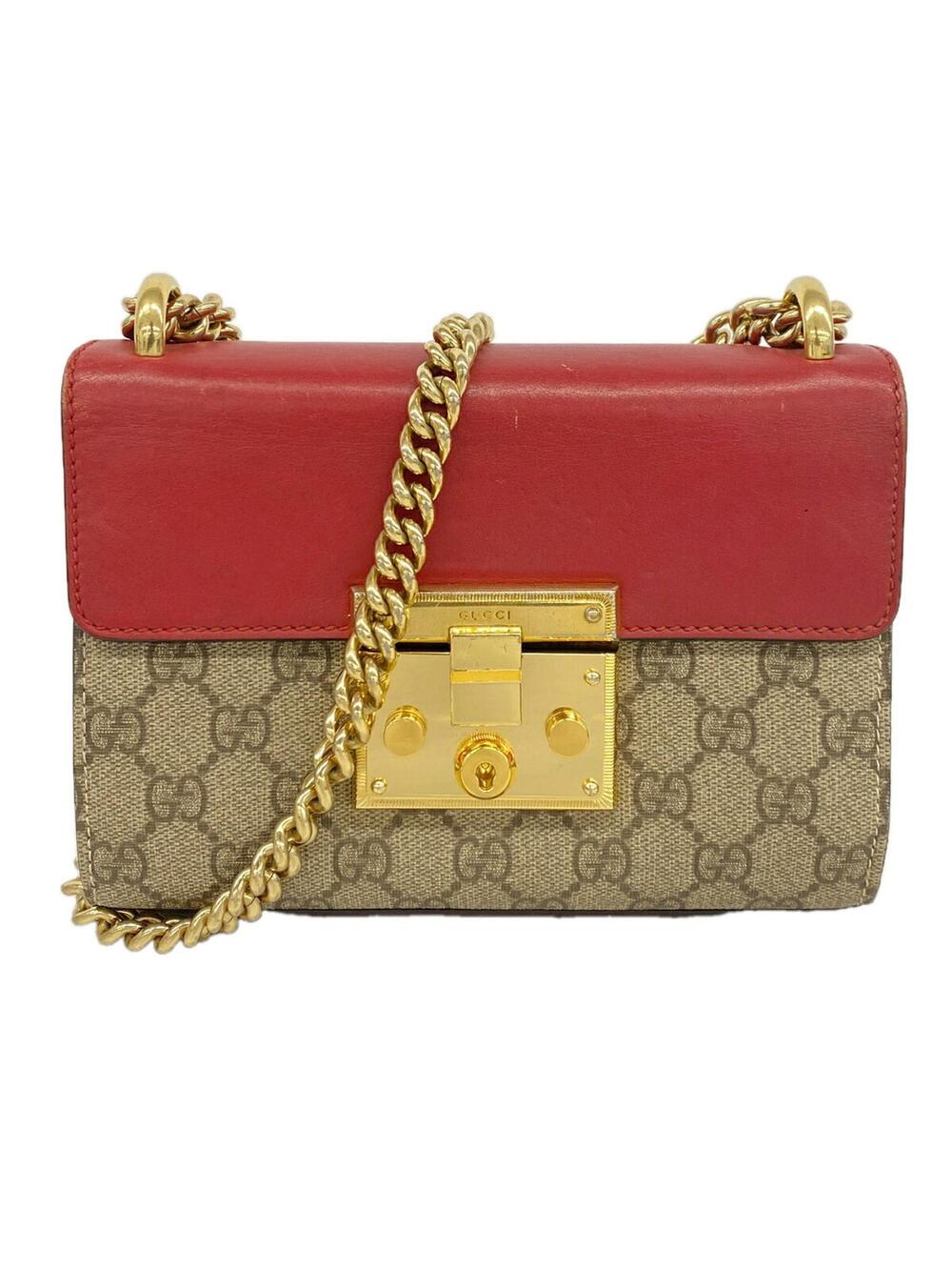 Gucci Padlock Shoulder Bag Gg Coated #356883G66B